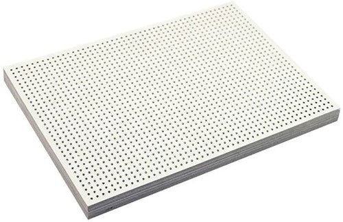 Folia Borduurkarton 40 Vel Wit 300 gram