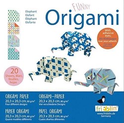 Fridolin Funny Origami 20x20 cm 20 vel 80 gr Olifanten