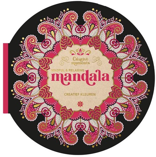 Coloring Book - Mindful & Relaxing Mandala L: 24 x W: 24 x L: 1.9 cm
