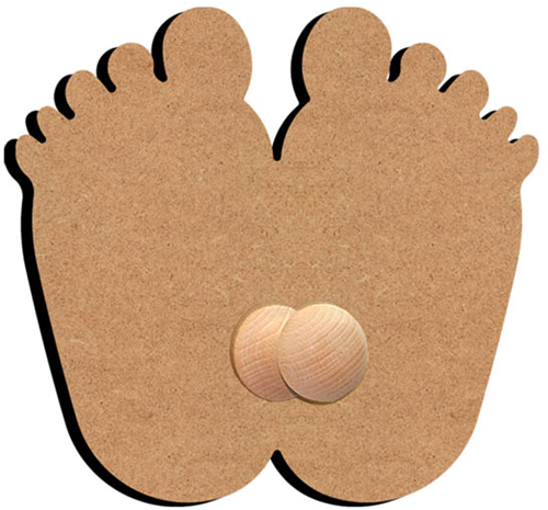 Gomille MDF Kapstok Voeten