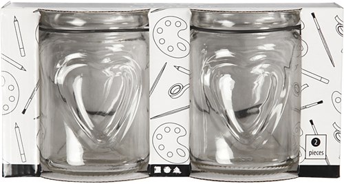 CC Lantern, H: 9,5 cm, Dia. 6,5 cm, 2 pc/ 1 pack-2