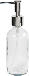 CC Soap dispenser, clear, H: 19,3 cm, Dia. 6,3 cm, 230 ml, 1 pc
