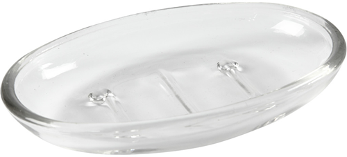 CC Glazen Zeepbakje 9,5x15x3 cm Helder
