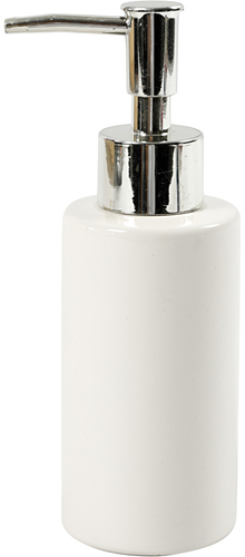 CC Porseleinen Zeeppomp 16,5 cm Wit