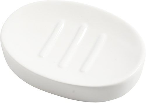 CC Porseleinen Zeepbakje 13,5x10x2,5 cm Wit