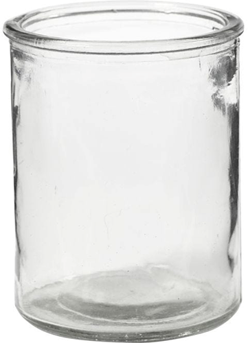 CC Glazen Waxinelicht 9,8 cm, 6 stuks