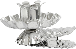 CC Clip on candle holder, silver-plated, Dia. 40 mm, 8 pc/ 1 pack