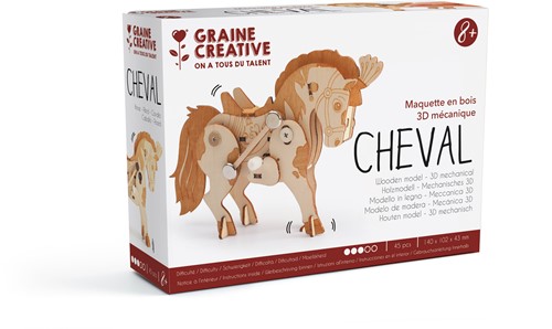 GC Mechanisch Model Paard 3D Set