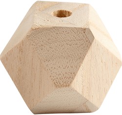 CC Diamond-Shaped Bead, W: 43 mm, hole size 8 mm, 3 pc/ 1 pack
