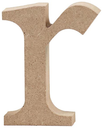 CC MDF Kleine Letter R 8 cm