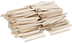 CC Ice lolly sticks, natural, L: 5,5 cm, W: 6 mm, 400 pc/ 1 pack