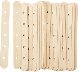 CC Construction sticks, L: 15 cm, W: 1,8 cm, hole size 4 mm, 20 pc/ 1 pack