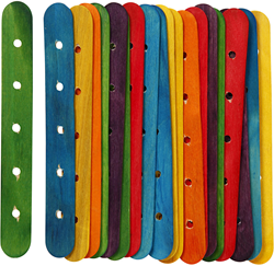 CC Constructiehoutjes Gekleurd 1,8x15 cm 20 stuks