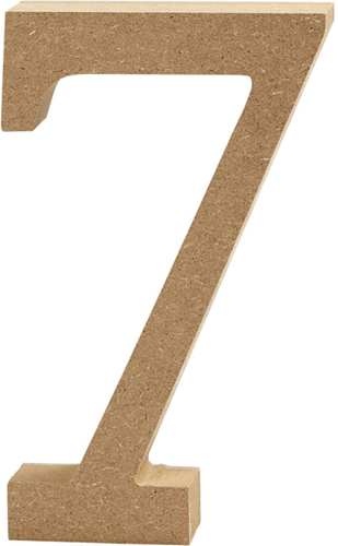 CC MDF Cijfer 7 13 cm