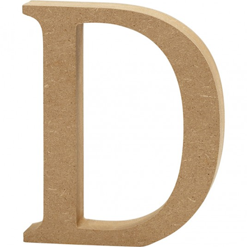 CC MDF Hoofdletter D 8 cm