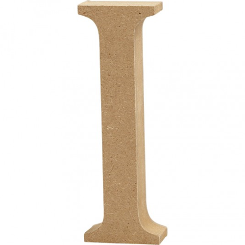 CC MDF Hoofdletter I 8 cm
