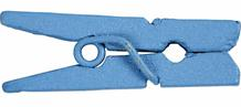 CC Mini Wasknijpers 3x25 mm Blauw 36 stuks