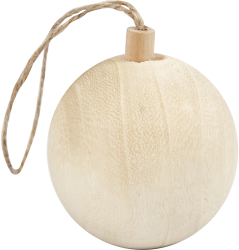 CC Houten Kerstbal 5,5 cm