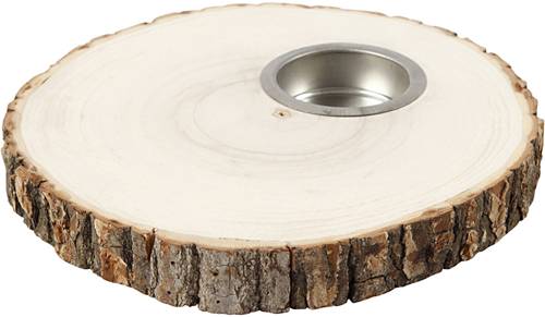 CC Houten Waxinelicht 14-16 cm