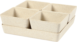 CC Flower pots, H: 8 cm, D. 19,5 cm, 1 set