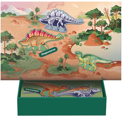 Apli Dinosaur Magnet Set-3