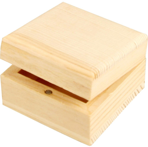 CC Houten Sieradendoos 6x6x3,5 cm