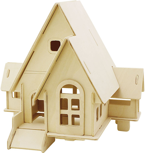 CC 3D Houten Constructie Set Huis