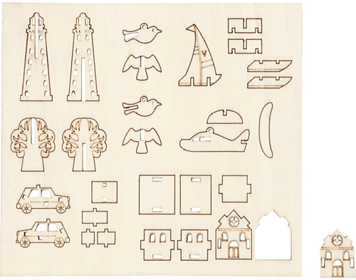 CC DIY Houten Figuren