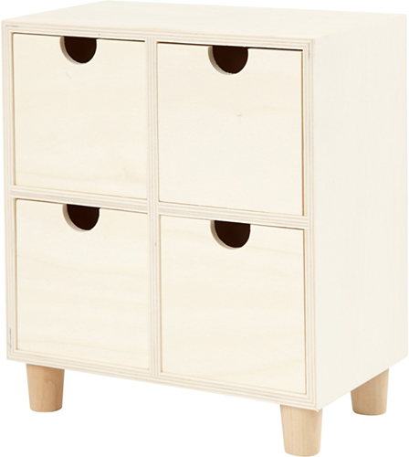 CC Houten Ladenkast 23x20x11,5 cm