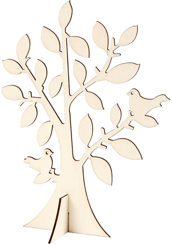 CC Houten Boom op Voet 18,4x24 cm