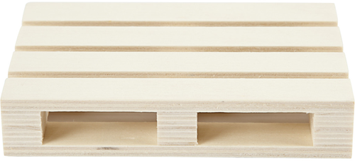 CC Triplex Mini Palet Horizontaal l: 12cm b: 8cm h: 2,5-2