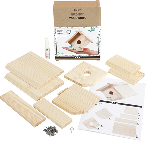 CC Bird box, H: 13 cm, D. 14,5 cm, W: 16 cm, 1 pc