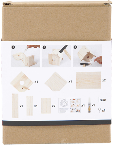 CC Bird box, H: 13 cm, D. 14,5 cm, W: 16 cm, 1 pc-2