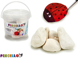 Pincello Stenen 1 kg Wit