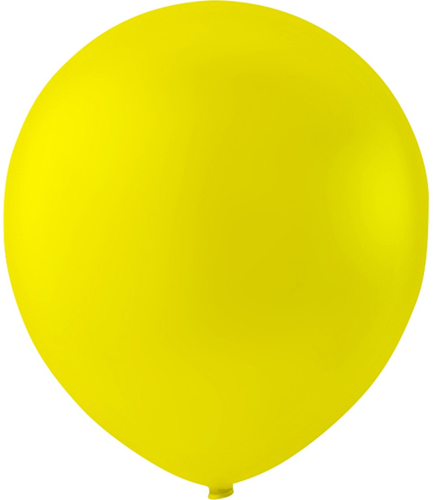 CC Balloons, yellow, round, Dia. 23 cm, 10 pc/ 1 pack
