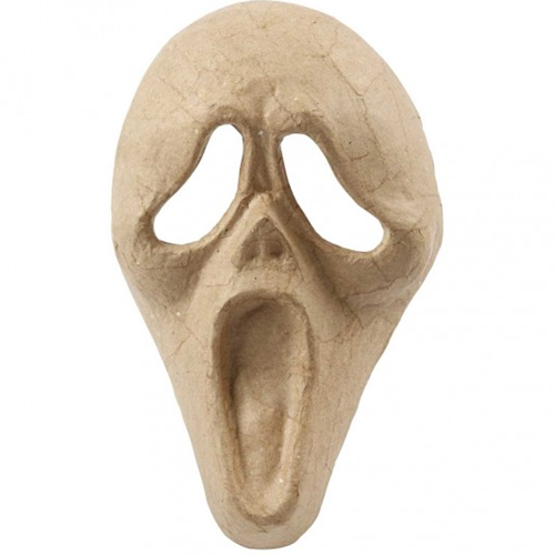 CC Papier Maché Masker Scream 15x25 cm