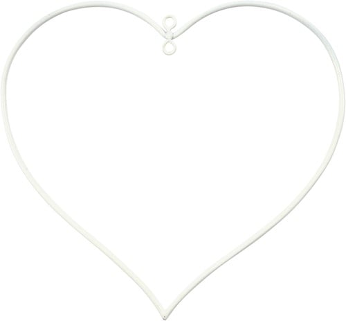 CC Metalen Draadvorm Hart 13x13 cm per stuk