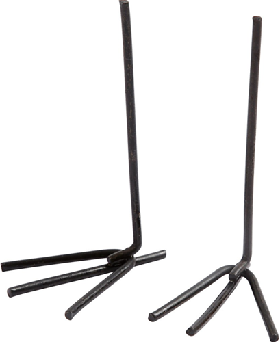 CC Chicken Feet, black, H: 5 cm, W: 2 cm, 10 pair/ 1 pack
