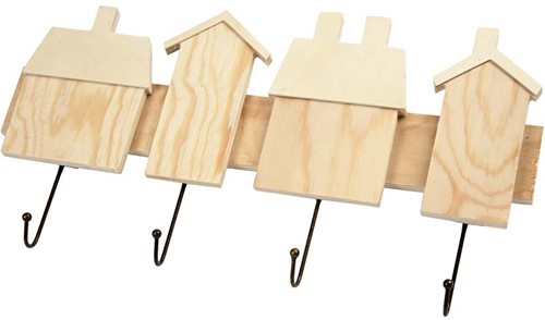 CC Coat rack with 4 hooks