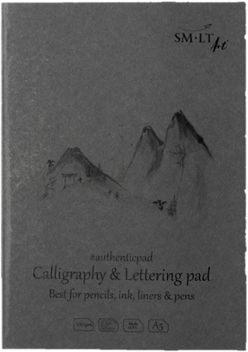 SMLT Papierblok Kalligrafie A5 100gr 50 vel
