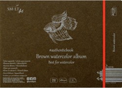 SMLT Album Watercolor 24.5x17.6 cm 280gr 12 sheets Brown