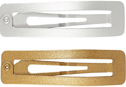 CC Haarspeld 16x58 mm Goud en Zilver 4 stuks