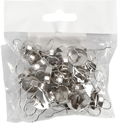 CC Metalen Hanger Zilver 13mm