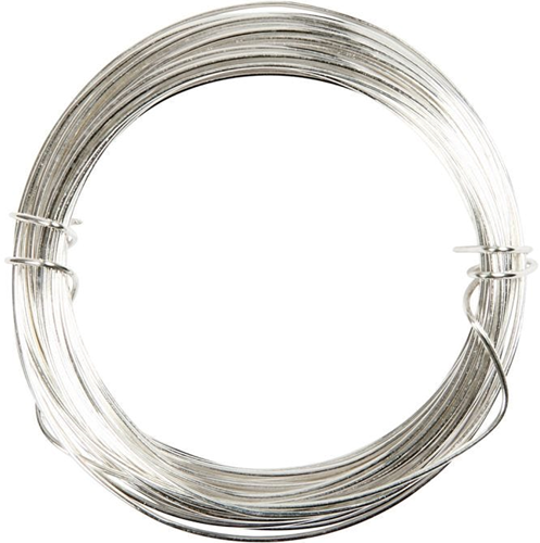 CC Verzilverd Metaaldraad 0,6 mm Zilver 10 m
