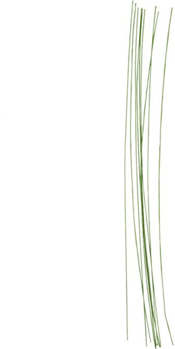 CC Floral stem wire, green, L: 30 cm, Dia. 0,6 mm, 20 pc/ 1 pack