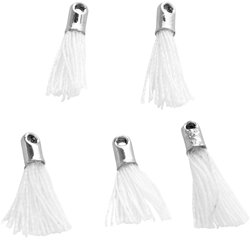 CC Tassel 10 mm Wit 5 stuks