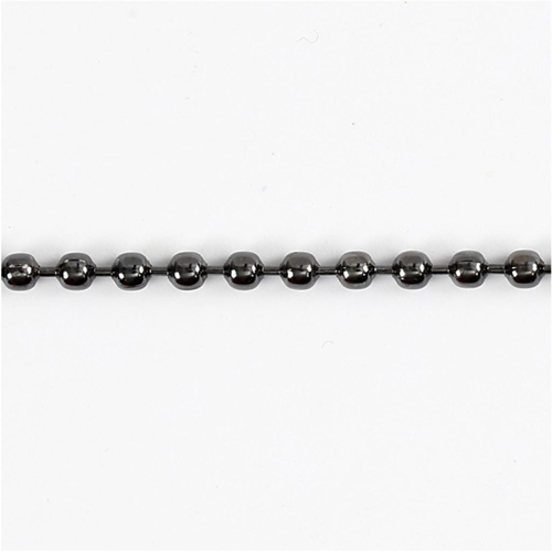 CC Balletjesketting 3 mm Donkergrijs 1 m-3