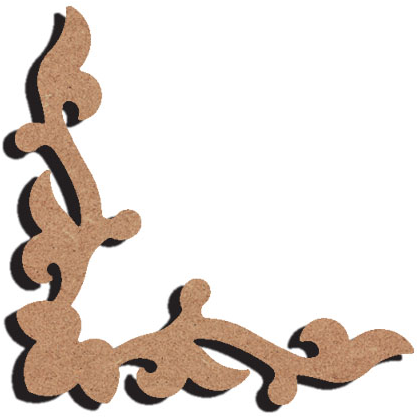 MDF Figuur Hoek 1 15 cm