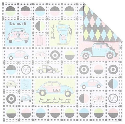 Vivi Gade Scrapbooking Papier Dubbelzijdig Bremen 30,5 x 30,5 5 Stuks-2