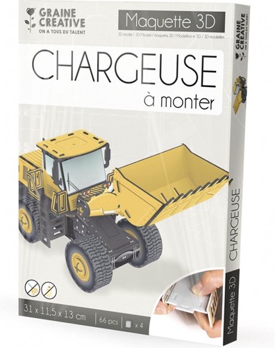 GC 3D Model Puzzle 31x11.5x13 cm Excavator